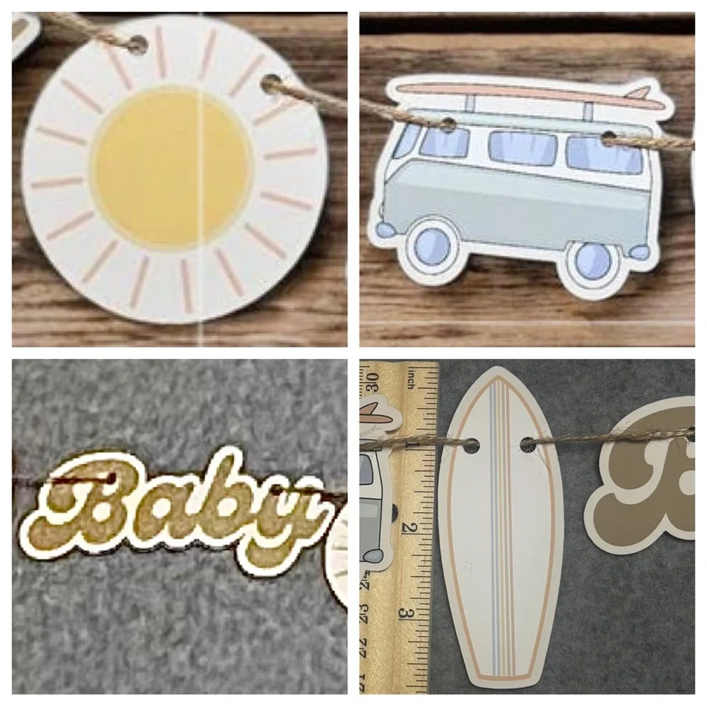 Baby Shower  Decor “Baby on Board” includes 2 Banners & a Cake Topper